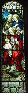 Christ in the south aisle window June 2012